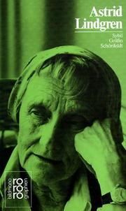 Cover of: Astrid Lindgren by Schönfeldt, Sybil Gräfin.