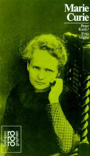 Cover of: Marie Curie: mit Selbstzeugnissen und Bilddokumenten