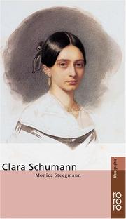 Cover of: Clara Schumann by Monica Steegmann