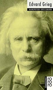 Cover of: Edvard Grieg by Hanspeter Krellmann