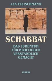 Cover of: Schabbat. Das Judentum für Nichtjuden verständlich gemacht.