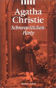 Cover of: Schneewittchen- Party. by Agatha Christie