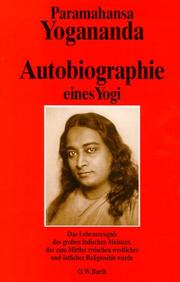 Cover of: Autobiographie eines Yogi by Yogananda Paramahansa