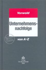 Cover of: Unternehmensnachfolge von A-Z