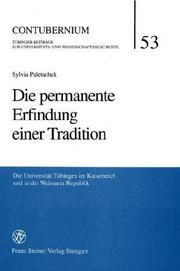 Cover of: Die permanente Erfindung einer Tradition by Sylvia Paletschek