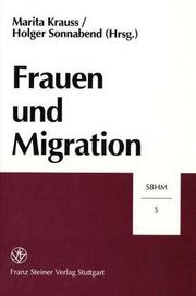 Cover of: Frauen und Migration by Marita Krauss, Holger Sonnabend, Hrsg.