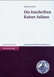 Cover of: Die Inschriften Kaiser Julians