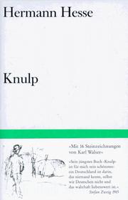 Cover of: Knulp by Hesse.