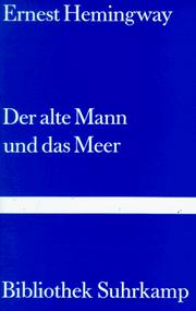 Cover of: Der alte Mann und das Meer. by Ernest Hemingway