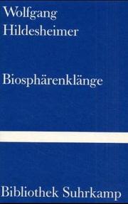Cover of: Biosphärenklänge: e. Hörspiel