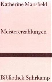 Cover of: Meistererzählungen.