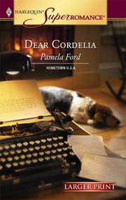 Cover of: Dear Cordelia