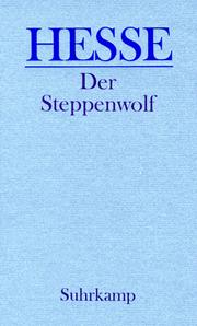 Cover of: Der Steppenwolf. by Hermann Hesse