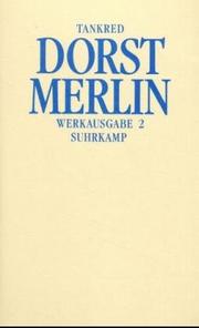 Cover of: Merlin, oder, Das wüste Land by Tankred Dorst