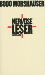 Cover of: Nervöse Leser: Erzählung