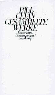 Cover of: Gesammelte Werke in fünf Bänden