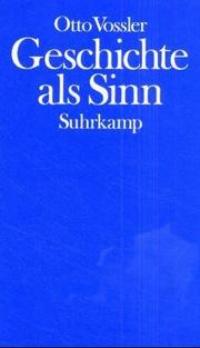Cover of: Geschichte als Sinn