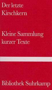 Cover of: Die Salzburger Stücke