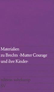 Cover of: Materialien zu Brechts "Mutter Courage und ihre Kinder"