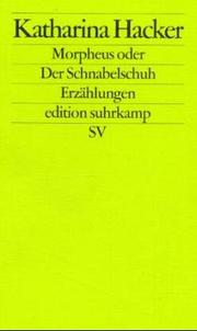 Cover of: Morpheus, oder, Der Schnabelschuh