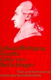 Cover of: Götz von Berlichingen mit der eisernen Hand by Johann Wolfgang von Goethe