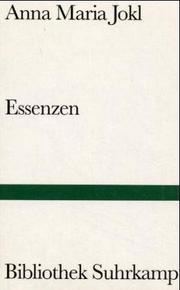 Cover of: Essenzen.