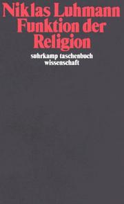 Cover of: Funktion der Religion. by Niklas Luhmann