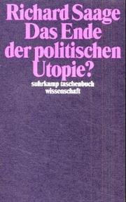 Cover of: Das Ende der politischen Utopie?