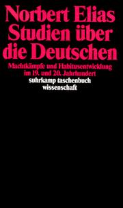 Cover of: Studien über die Deutschen. by Norbert Elias, Michael Schröter