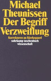 Cover of: Der Begriff Verzweiflung: Korrekturen an Kierkegaard