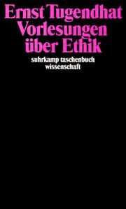 Cover of: Vorlesungen über Ethik.