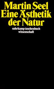 Cover of: Eine Ästhetik der Natur.