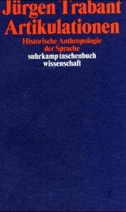 Cover of: Artikulationen by Jürgen Trabant