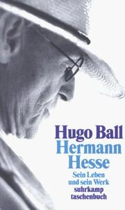 Hermann Hesse by Hugo Ball