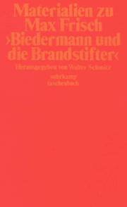 Cover of: Materialien zu Max Frisch "Biedermann und die Brandstifter"