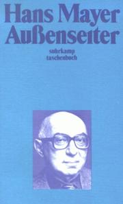 Cover of: Außenseiter.