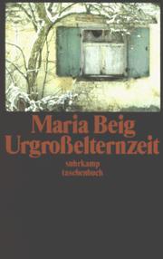 Cover of: Urgrosselternzeit: Erzählungen