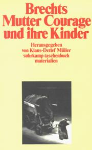Cover of: Brechts "Mutter Courage und ihre Kinder"