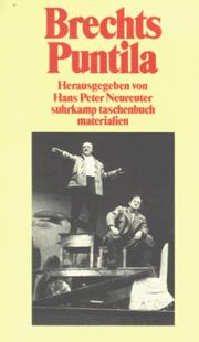 Cover of: Brechts "Herr Puntila und sein Knecht Matti"