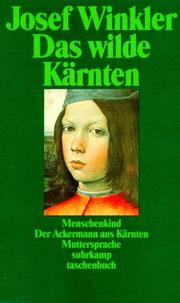 Cover of: Das Wilde Karnten