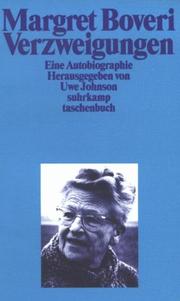 Cover of: Verzweigungen. Eine Autobiographie.