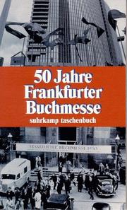 Cover of: 50 Jahre Frankfurter Buchmesse 1949-1999