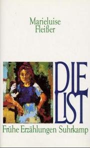 Cover of: Die List by Marieluise Fleißer