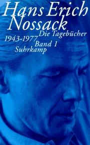 Cover of: Die Tagebücher, 1943-1977