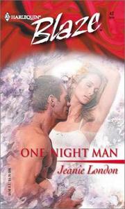 Cover of: One-Night Man by Jeanie London