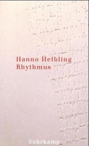Cover of: Rhythmus by Hanno Helbling
