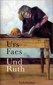 Cover of: Und Ruth: Roman