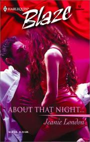 Cover of: About That Night...