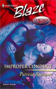 Cover of: Improper Conduct | Patricia Rosemoor