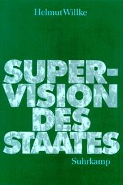 Cover of: Supervision des Staates: Helmut Willke.